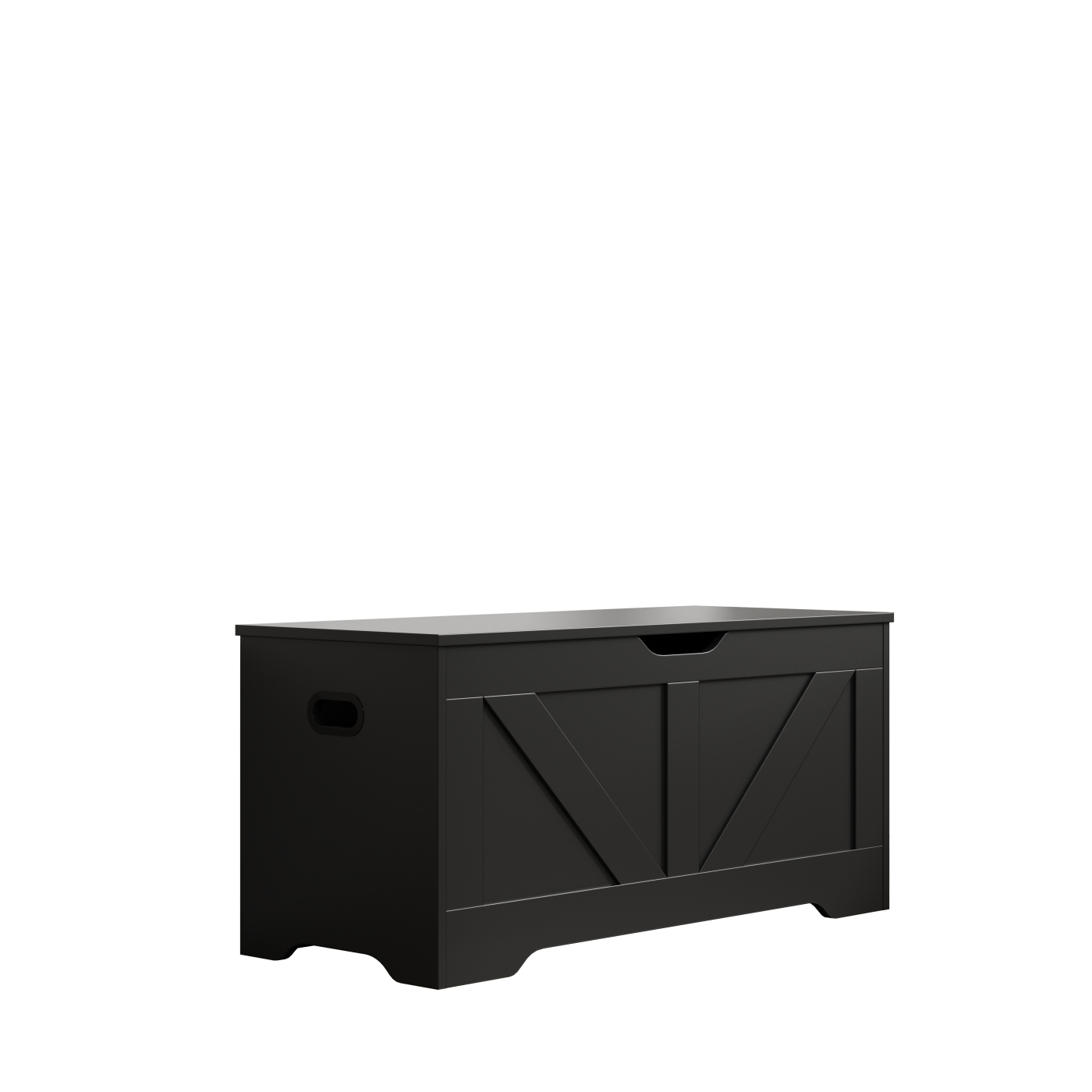 VDD - Opbergkist hout - speelgoedkist - dekenkist - zwart - groot - Meubel Plein VDD - Opbergkist hout - speelgoedkist - dekenkist - zwart - groot - Meubel Plein