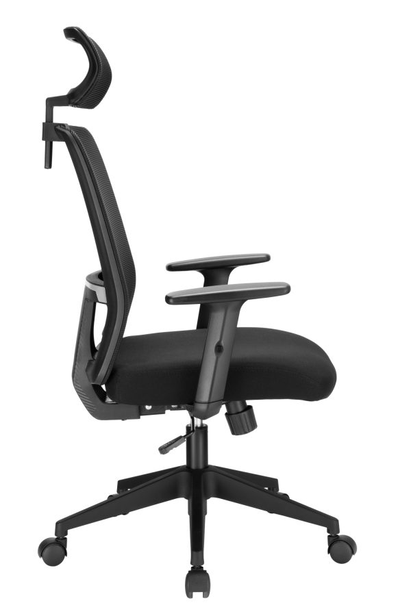 VDD - bureaustoel - ergonomisch - kantelbaar - zwart - Meubel Plein