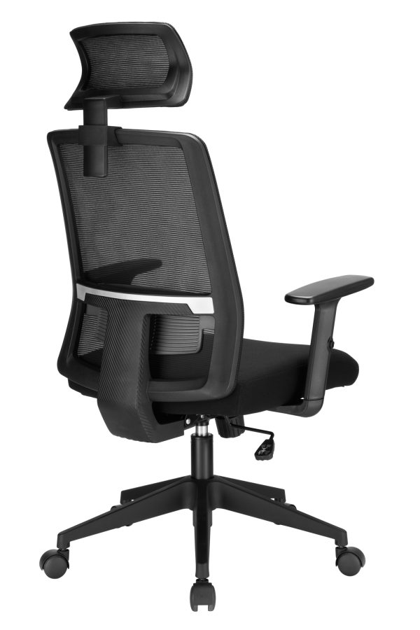VDD - bureaustoel - ergonomisch - kantelbaar - zwart - Meubel Plein
