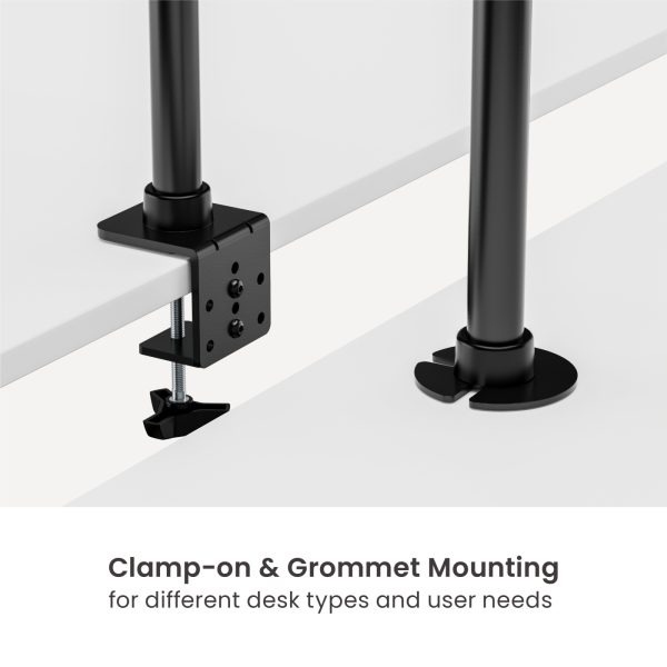 VDD - heavy duty monitorarm - max 20kg - max 49 inch - 1 monitor - Meubel Plein