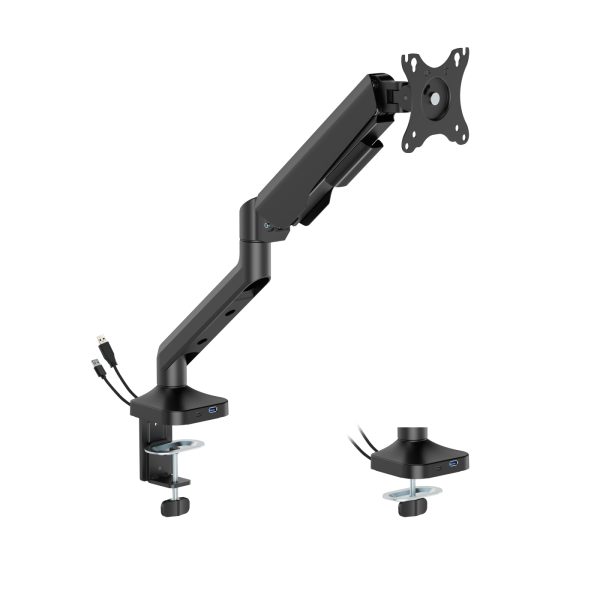 VDD Monitor Arm - Monitor Beugel - Scherm Beugel - In Hoogte Verstelbaar - Voor 1 Scherm - Ergonomisch Ontwerp - Zwart - Meubel Plein
