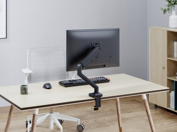 VDD Monitor Arm - Monitor Beugel - Scherm Beugel - In Hoogte Verstelbaar - Voor 1 Scherm - Ergonomisch Ontwerp - Zwart - Meubel Plein