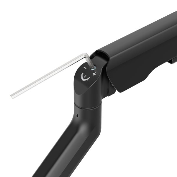 VDD Monitor Arm - Monitor Beugel - Scherm Beugel - In Hoogte Verstelbaar - Voor 1 Scherm - Ergonomisch Ontwerp - Zwart - Meubel Plein