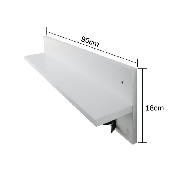 VDD - wandkaptstop - opbergplank - functioneel - stijlvol - wit - Meubel Plein