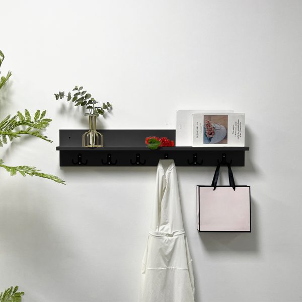 VDD - wandkaptstop - opbergplank - functioneel - stijlvol - zwart - Meubel Plein