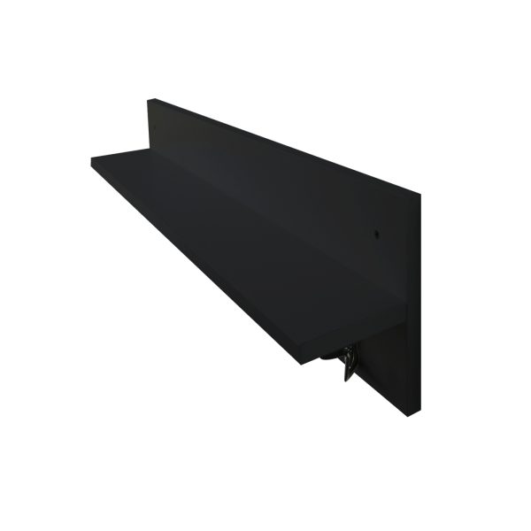 VDD - wandkaptstop - opbergplank - functioneel - stijlvol - zwart - Meubel Plein
