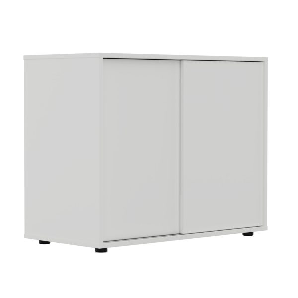 VDD - Wandkast - Wand kast - Archiefkast - Wandkast Wit - Archief kast - Archiefkast wit - Wandkast met schuifdeur - Archiefkast met schuifdeur - wit - Meubel Plein