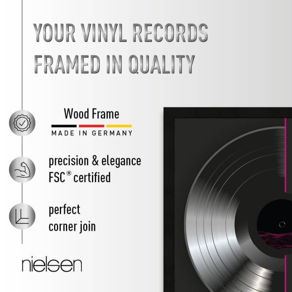 VDD - LP Wissellijst - Wissellijst - LP frame - LP lijst - lijst voor 2 LP platen - Meubel Plein