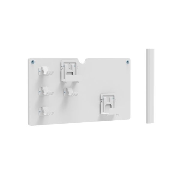 VDD Gaming - Wandplaat - Consolle opslag - Controller opslag - Game accessoires - Wit - 80 x 40 x 13,7 cm - Meubel Plein