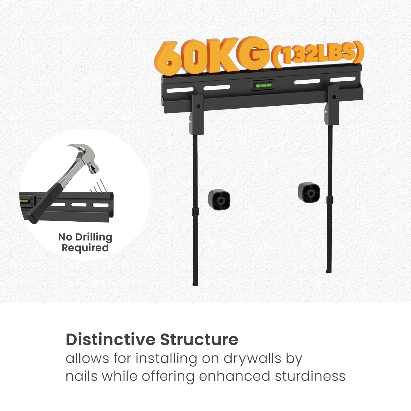 VDD - tv steun - geschikt voor gipswanden - 23 - 65 inch - Meubel-Plein VDD - tv steun - geschikt voor gipswanden - 23 - 65 inch - Meubel-Plein