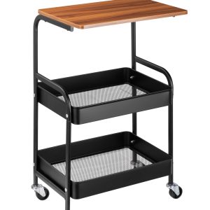 VDD - industriele trolley - op wielen - opslag trolley - zwart