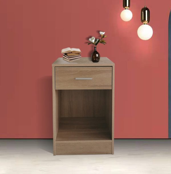 VDD - Nachtkastje - Nachtkastje set van 2 - Nachtkastjes - Nachtkastje lichtbruin - Nachtkastje modern - Nachtkastje hout - Nachtkastjes lichtbruin - Meubel Plein