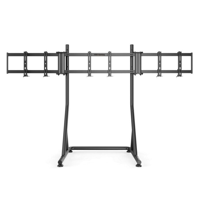 VDD Gaming Triple Monitor Standaard voor Racing Simulator - Zwart - alternatieve afbeelding