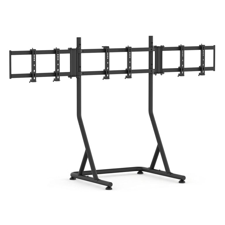 VDD Gaming Triple Monitor Standaard voor Racing Simulator - Zwart