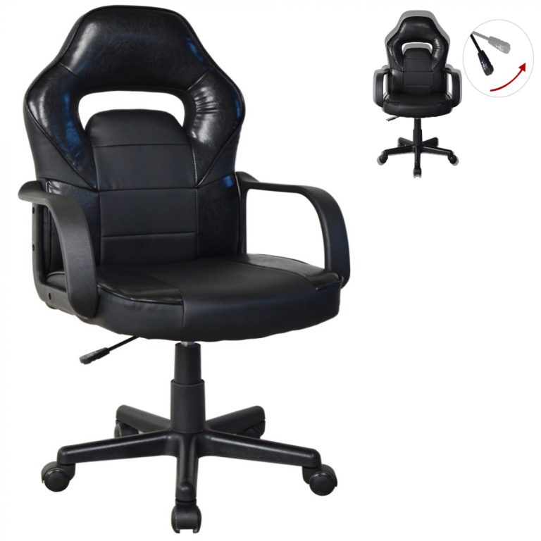 VDD Ergonomische Gamestoel in de kleur Zwart/Blauw