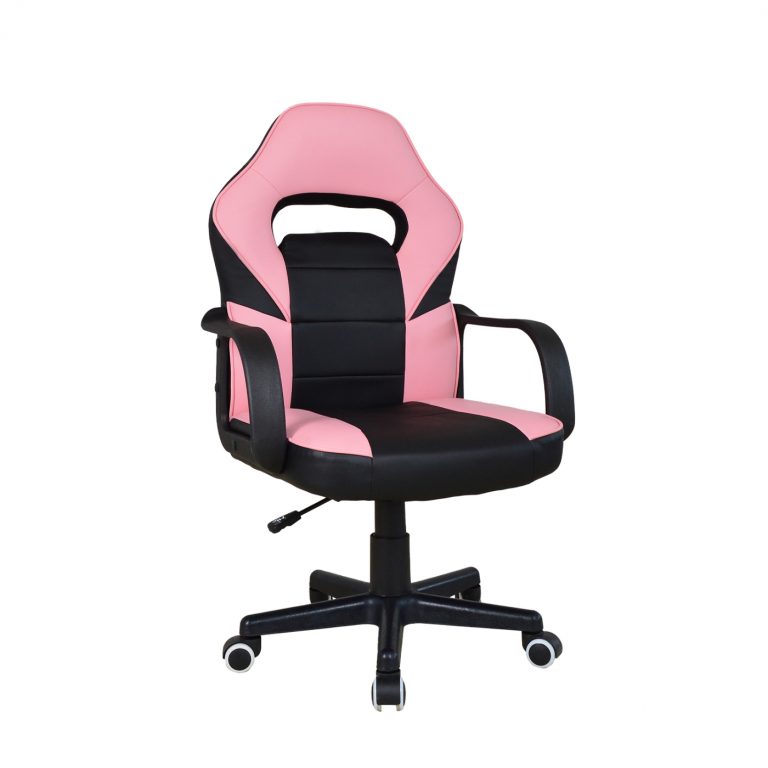 VDD Gaming Gamestoel Thomas Junior - Verstelbaar - Roze/Zwart - alternatieve afbeelding