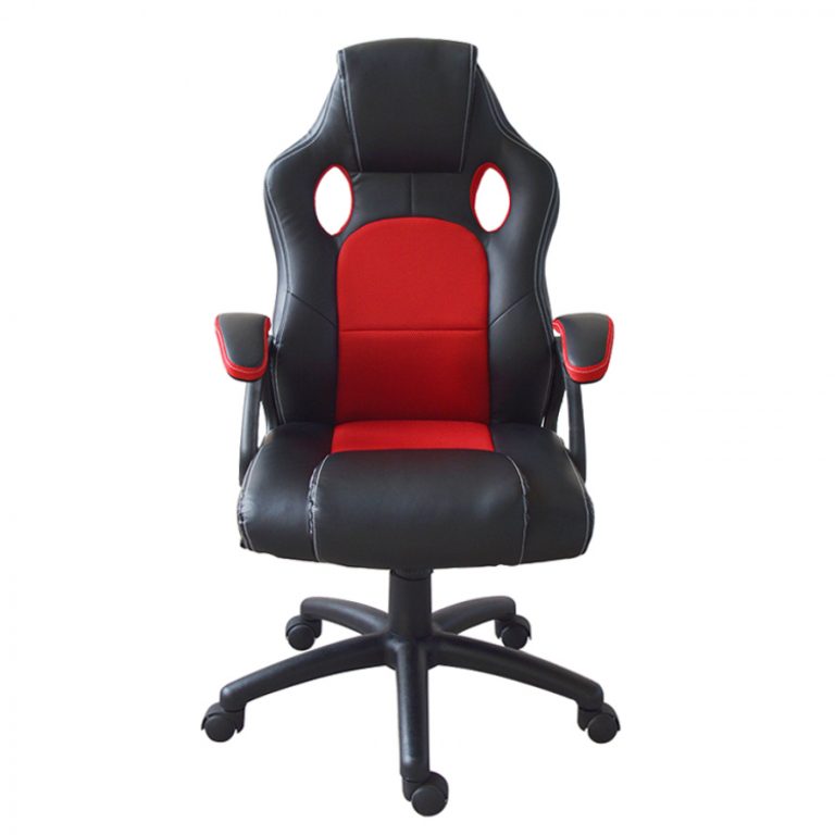 VDD Gaming Gamestoel Junior - Verstelbare Bureaustoel - Zwart/Rood - alternatieve afbeelding