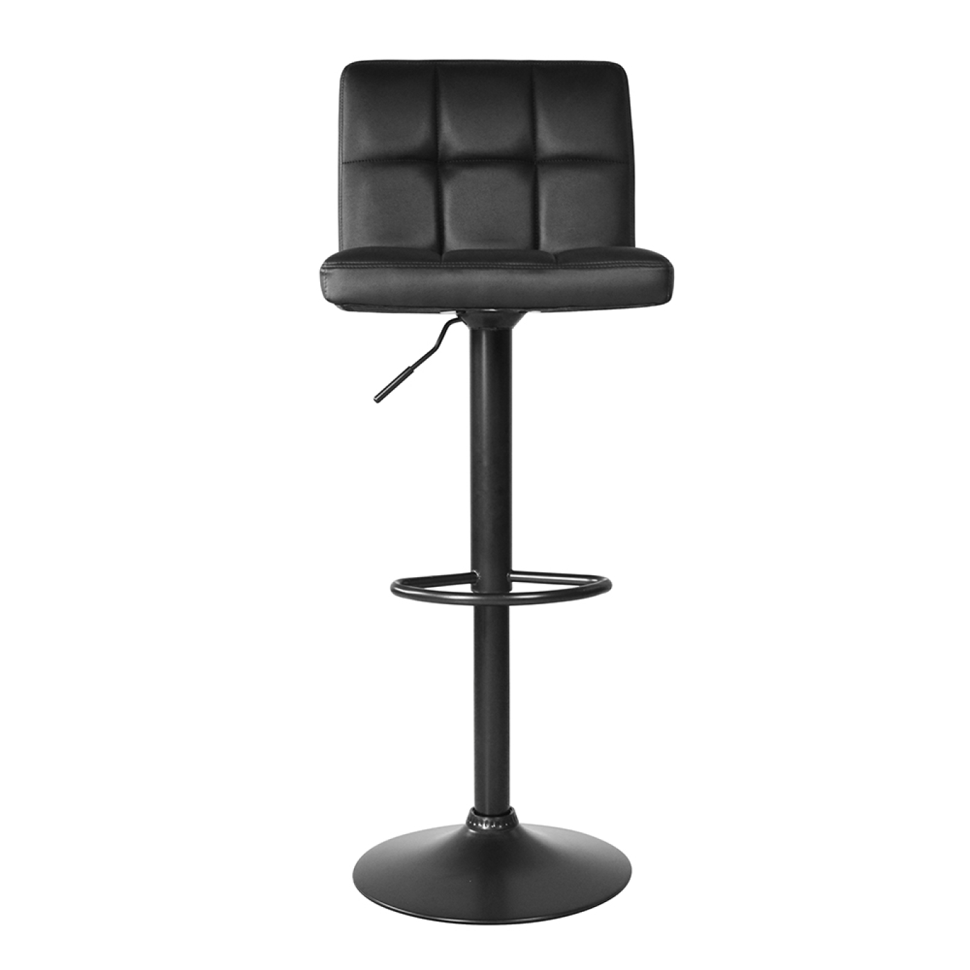 Zwarte Barstoel - Stijlvol en Verstelbaar - Modern Design - Set van Twee barkrukken - Meubel-Plein Zwarte Barstoel - Stijlvol en Verstelbaar - Modern Design - Set van Twee barkrukken - Meubel-Plein