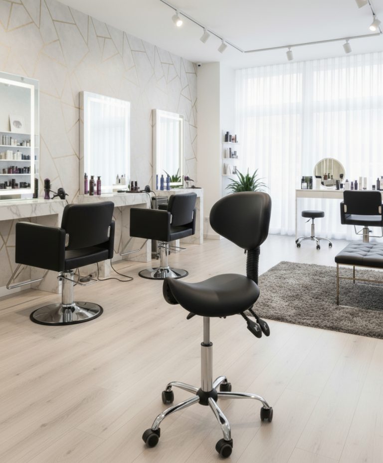 Zadelkruk ergonomisch - kapperskruk - tabouret - hoogte verstelbaar - rugleuning kantelbaar en verstelbaar - alternatieve afbeelding