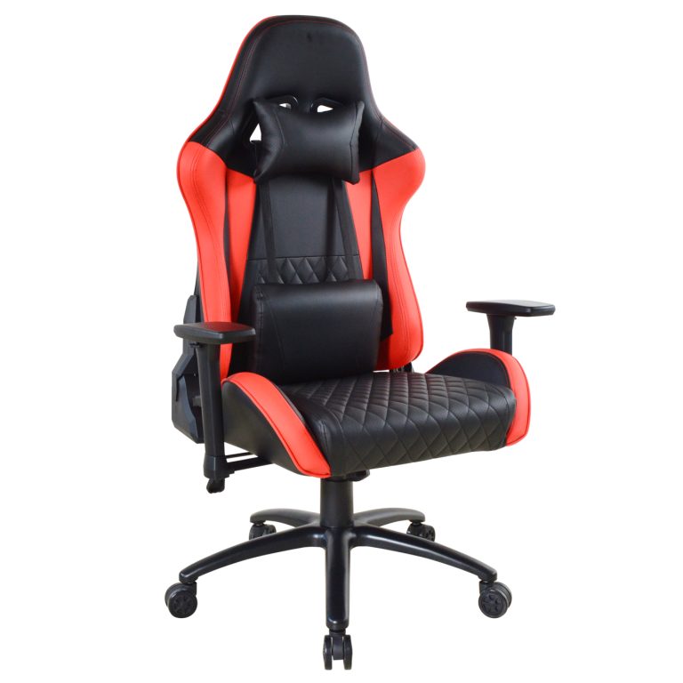 VDD Gaming Gamestoel Cyclone - Ergonomische Gaming Stoel - Roze/Wit - Meubel-Plein