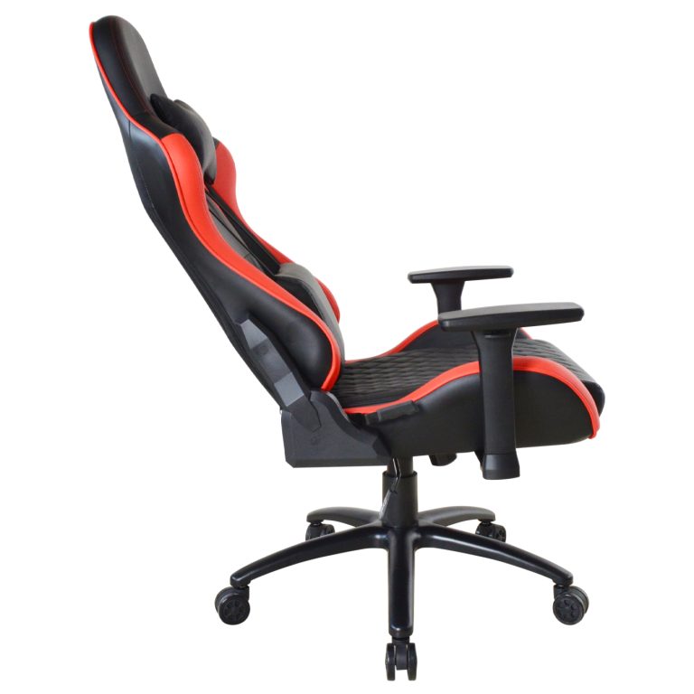 VDD Gaming Gamestoel Thomas - Max. Draaggewicht 150 kg - Zwart/Rood - alternatieve afbeelding