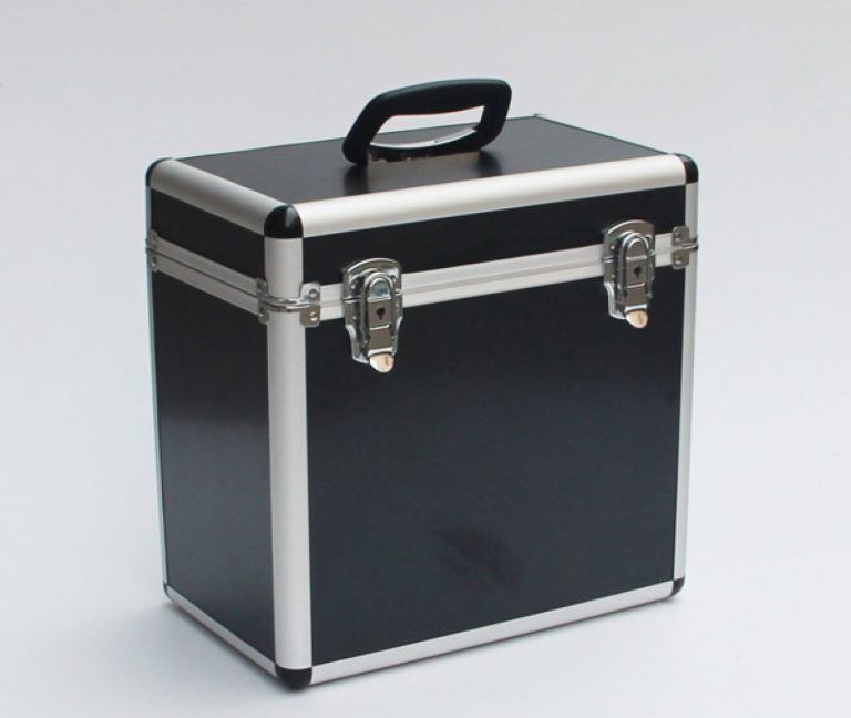 VDD Vinyl Opbergkast - 4 Vakken - 70,5 x 70,5 x 34,5 cm - Bruin