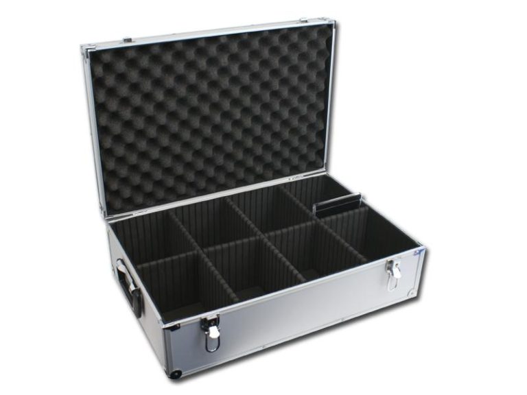 VDD - Lp vinyl opbergkist verrijdbaar - opbergtrolley - opbergen lp vinyl platen - Meubel-Plein