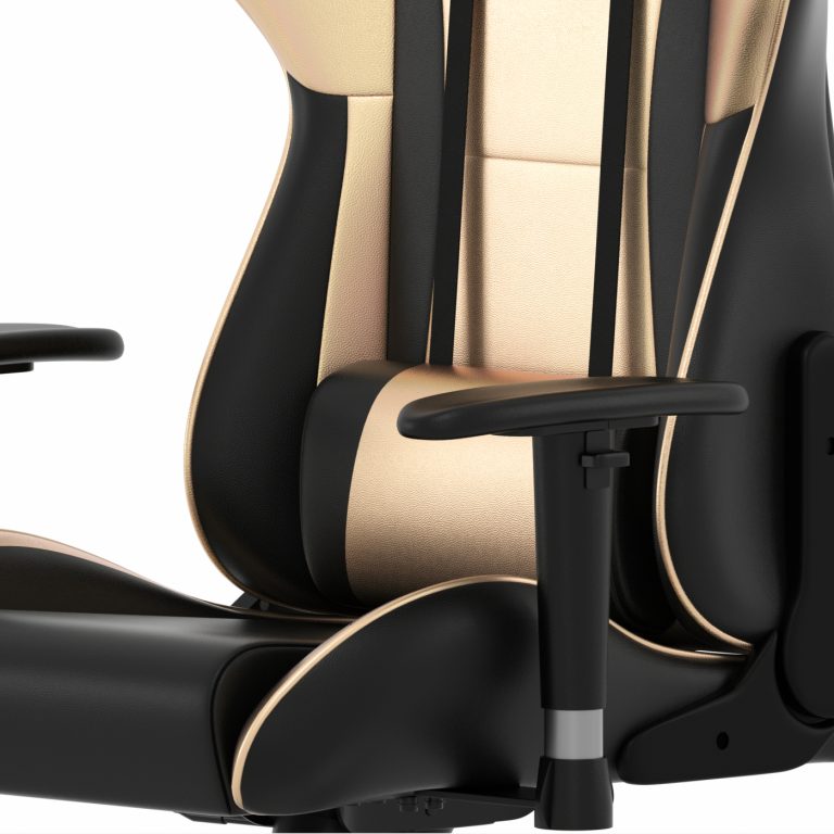 VDD Ergonomische Gamestoel Cyclone in de kleur Zwart/Wit