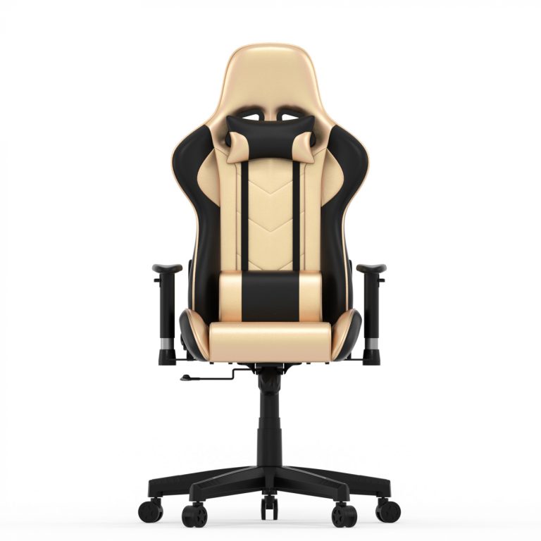VDD Gaming Gamestoel Goldgamer 910 - Met Hoofdkussen en Lendenkussen