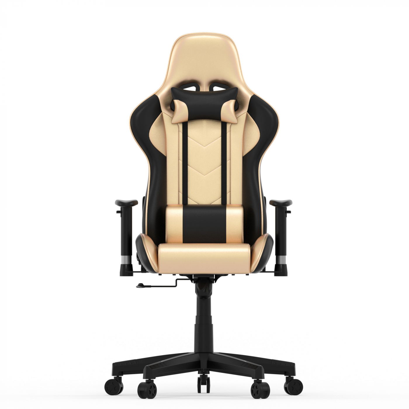 Gamestoel Goldgamer deluxe - bureaustoel - gaming stoel - goud zwart