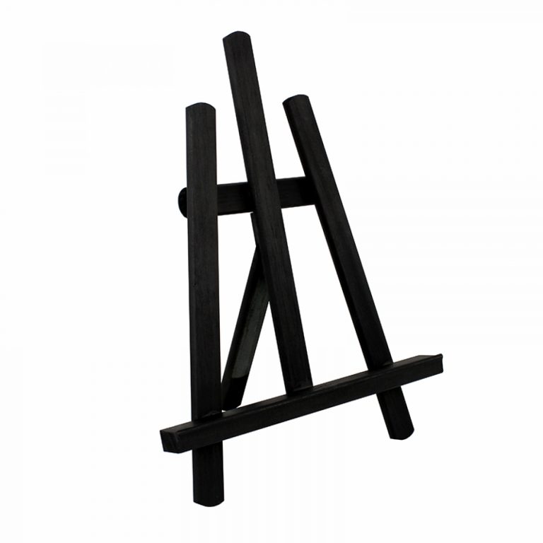 VDD Vinyl Standaard - Ezel Standaard voor LP's - Hout - Zwart - alternatieve afbeelding