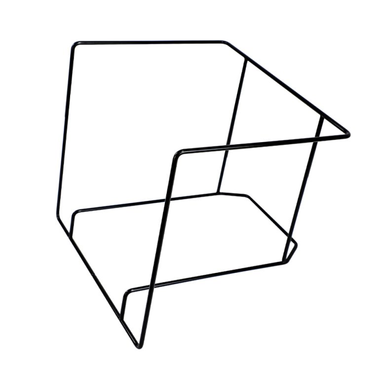 VDD Vinyl Opbergrek - Opbergsysteem voor 12 inch LP's - Staal - Zwart - alternatieve afbeelding