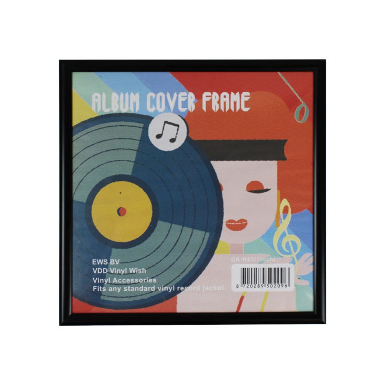 VDD Vinyl Opbergkast - 8 Vakken - 114 x 60 x 40 cm - Zwart
