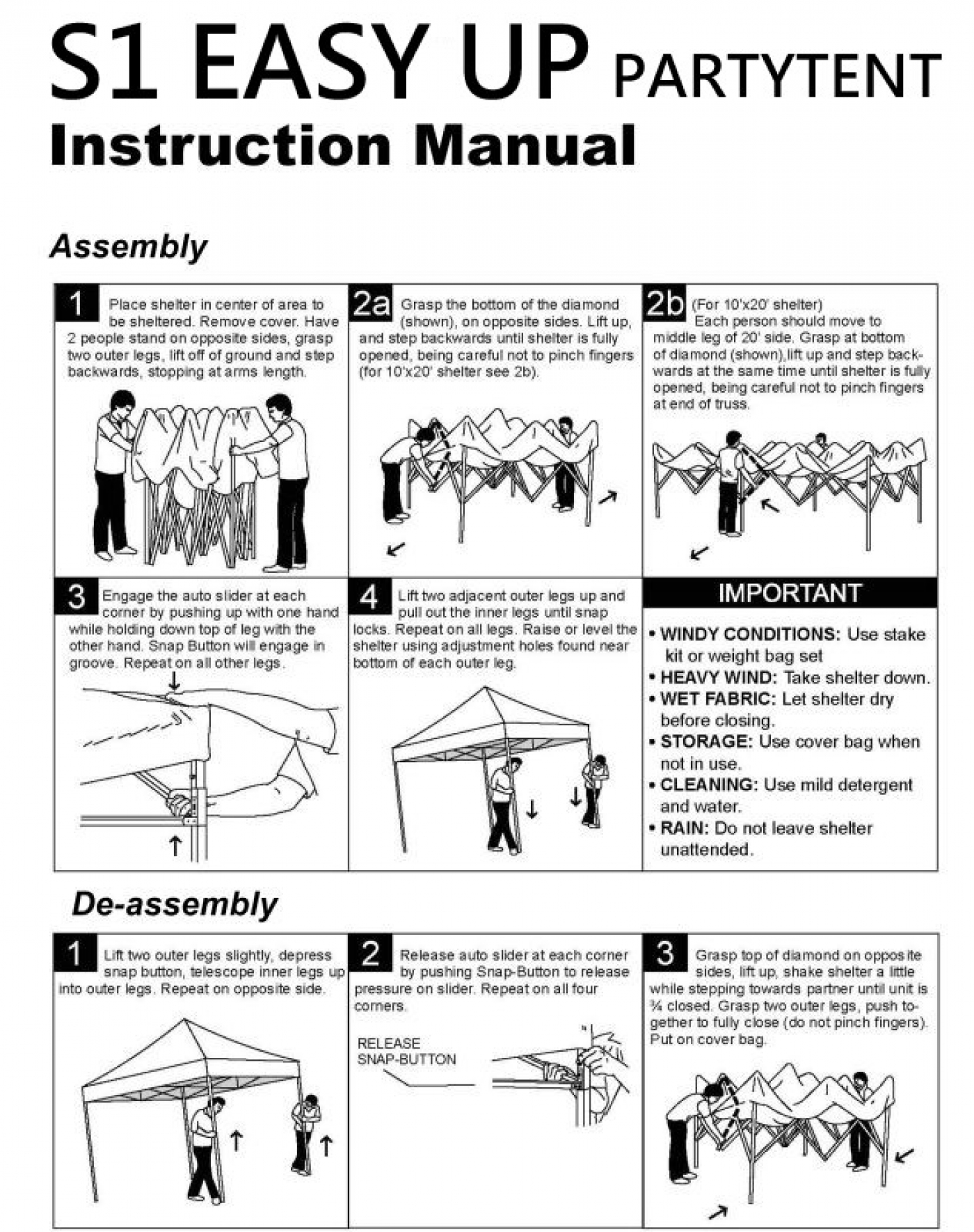 Partytent easy-up 3 x 3 - harmonica frame - 420D Oxford wit tentdoek met PVC coating - Meubel-Plein Partytent easy-up 3 x 3 - harmonica frame - 420D Oxford wit tentdoek met PVC coating - Meubel-Plein