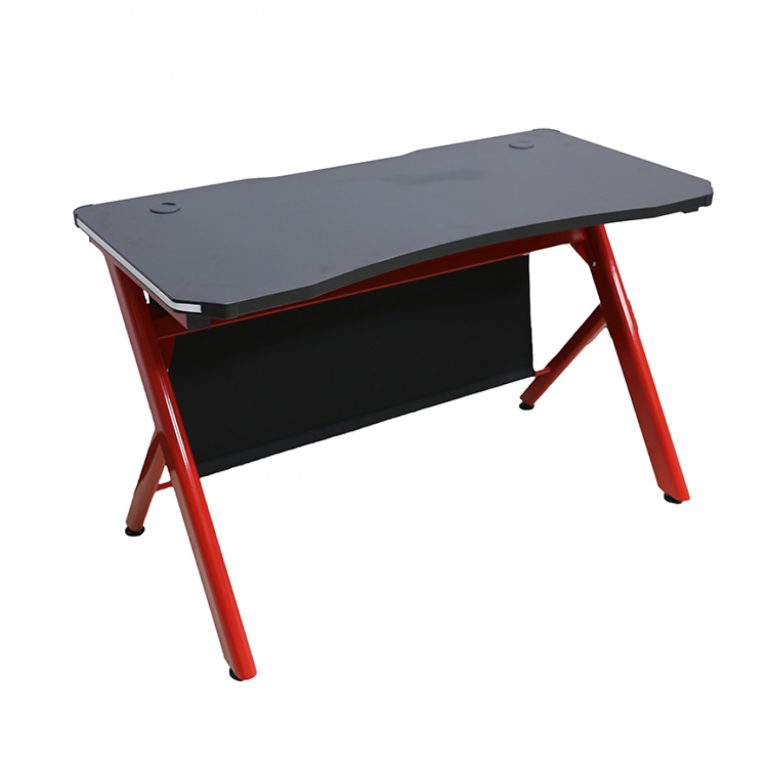 VDD Gaming Gamebureau Sirocco - Met LED Verlichting - Zwart/Rood - alternatieve afbeelding