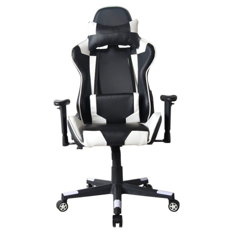 VDD Gaming Gamestoel Thomas - Ergonomische Gaming Stoel - Zwart/Wit - alternatieve afbeelding