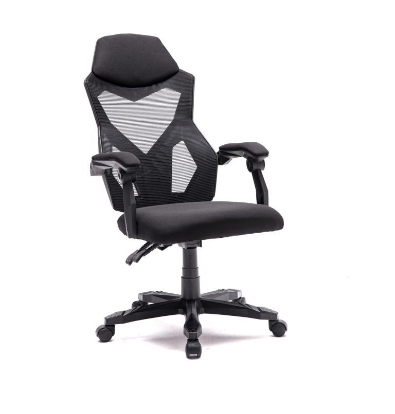 VDD Gaming Gamestoel Fresno - Ergonomische Bureaustoel - Zwart