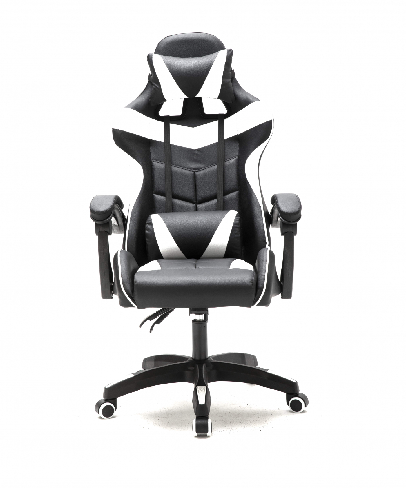 Gamestoel Cyclone - bureaustoel - racing gaming stoel - wit zwart - Meubel-Plein Gamestoel Cyclone - bureaustoel - racing gaming stoel - wit zwart - Meubel-Plein