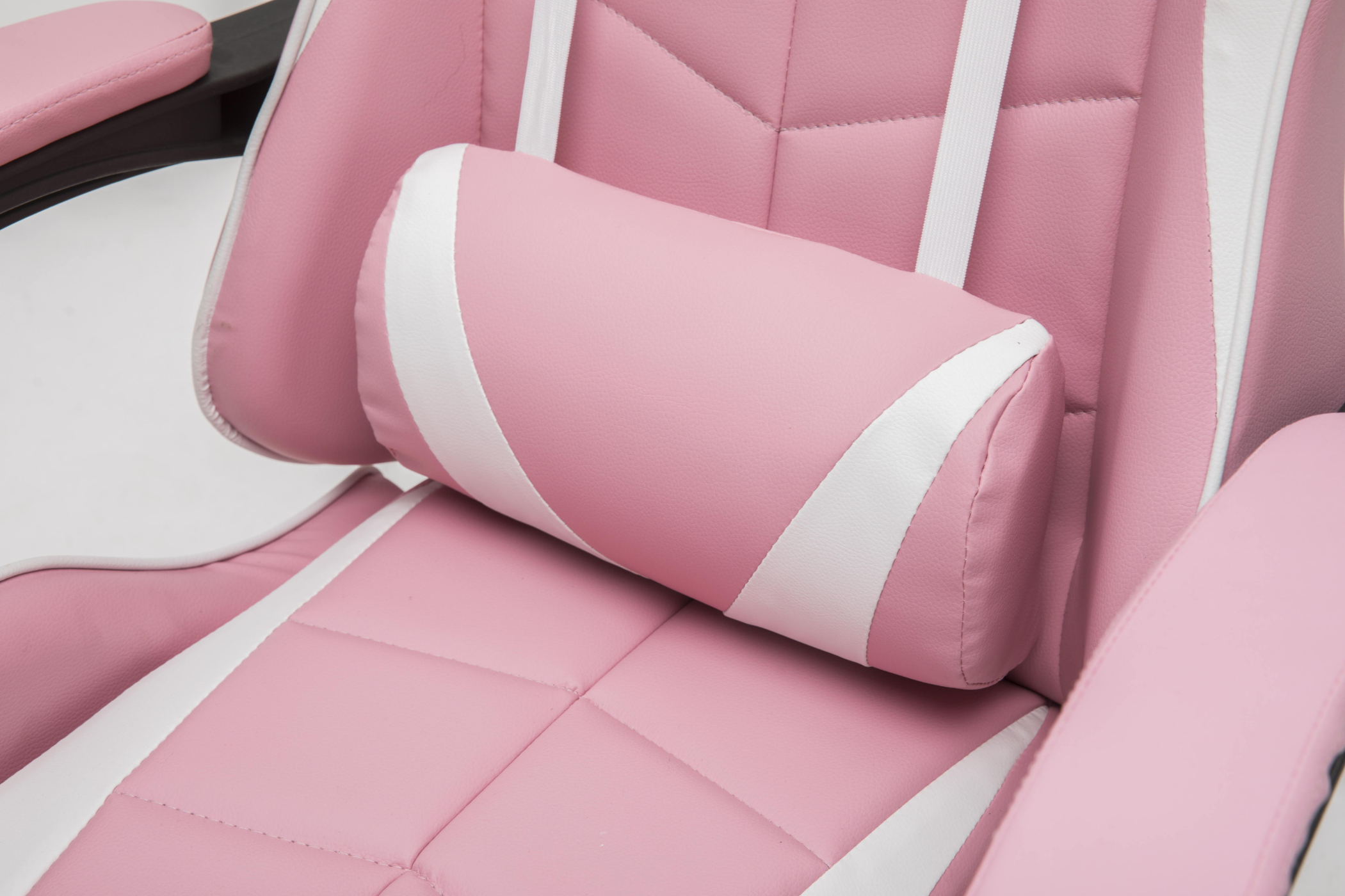 VDD - Gamestoel Cyclone - bureaustoel - racing gaming stoel - roze wit - Meubel-Plein VDD - Gamestoel Cyclone - bureaustoel - racing gaming stoel - roze wit - Meubel-Plein