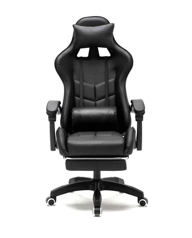 VDD Gaming Gamestoel Cyclone - Bureaustoel met Voetsteun - Zwart - alternatieve afbeelding