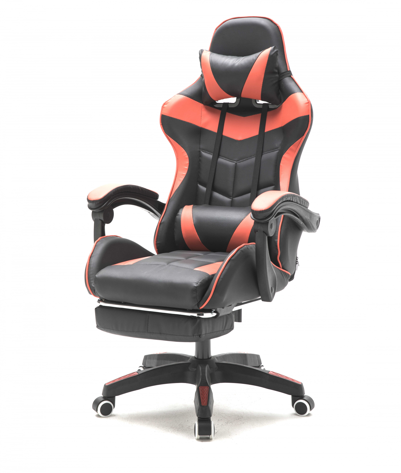 Gamestoel Cyclone met voetsteun - bureaustoel - racing gaming stoel - rood zwart - Meubel-Plein Gamestoel Cyclone met voetsteun - bureaustoel - racing gaming stoel - rood zwart - Meubel-Plein