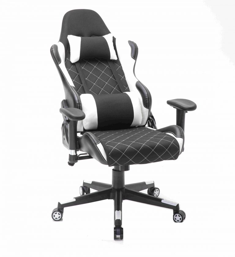 VDD Gaming Gamestoel Classic - Ergonomische Gaming Stoel - Zwart/Wit - alternatieve afbeelding