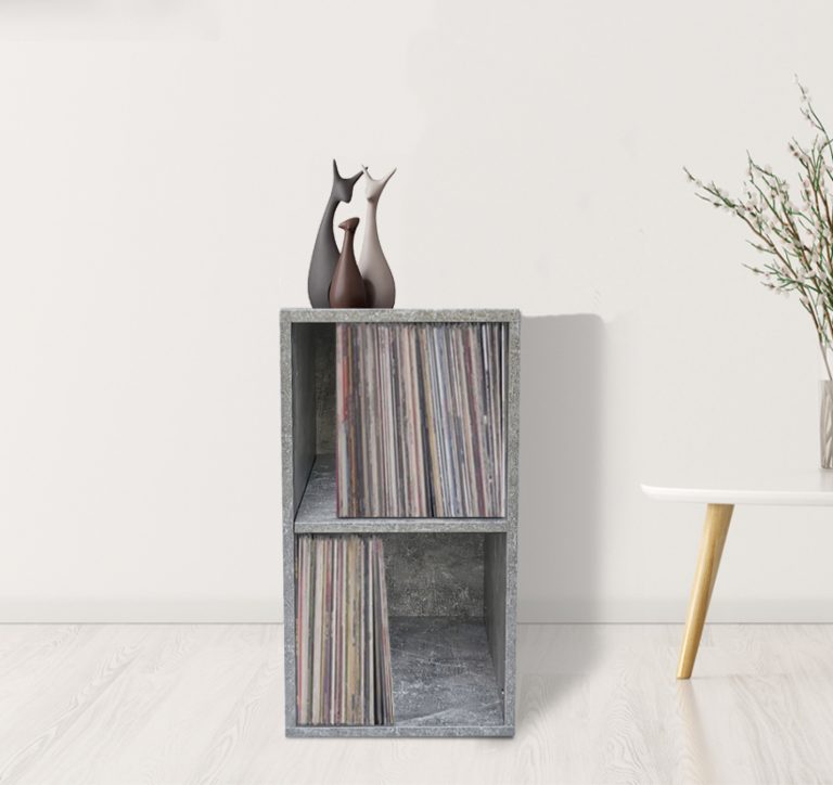 VDD Vakkie Vakkenkast met 2 Vakken - 70 cm x 36 cm x 34 cm - Grijs - alternatieve afbeelding