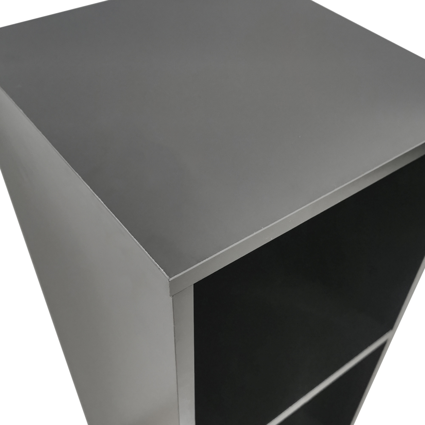 VDD Vinyl Opbergkast - 3 Vakken - 105 x 36 x 34,5 cm - Zwart VDD Vinyl Opbergkast - 3 Vakken - 105 x 36 x 34,5 cm - Zwart