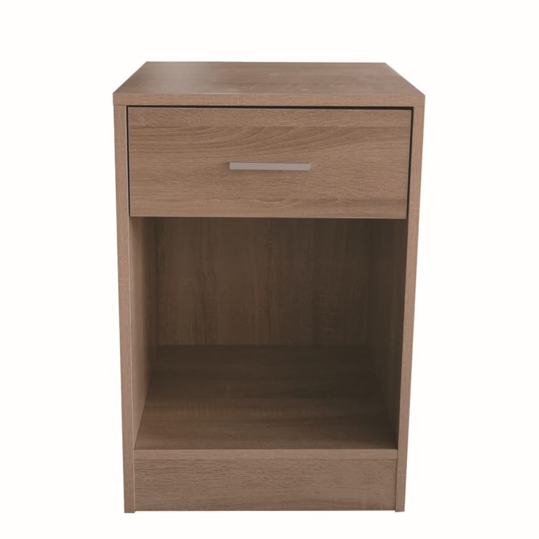VDD - Nachtkastje - Nachtkastje lichtbruin - Nachtkastje modern - Nachtkastje hout