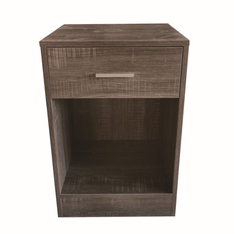 VDD - Nachtkastje - Nachtkastje grijs - Nachtkastje hout - Nachtkastje modern