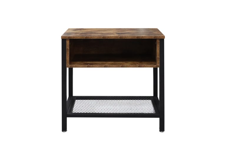 VDD Zwarte Vitrinekast met ESG-glas - 75 cm x 55 cm x 14 cm