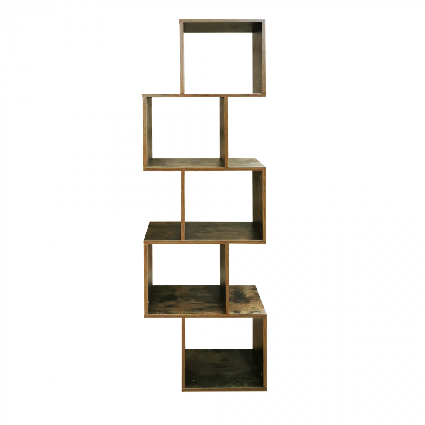 Vakkenkast roomdivider Yoep - gestapeld kubus design - 5 vakken - Meubel-Plein Vakkenkast roomdivider Yoep - gestapeld kubus design - 5 vakken - Meubel-Plein