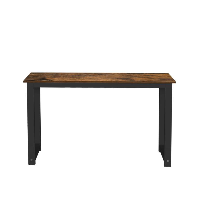 VDD Office Bureau met Houten Tafelblad - Zwart Metalen Frame