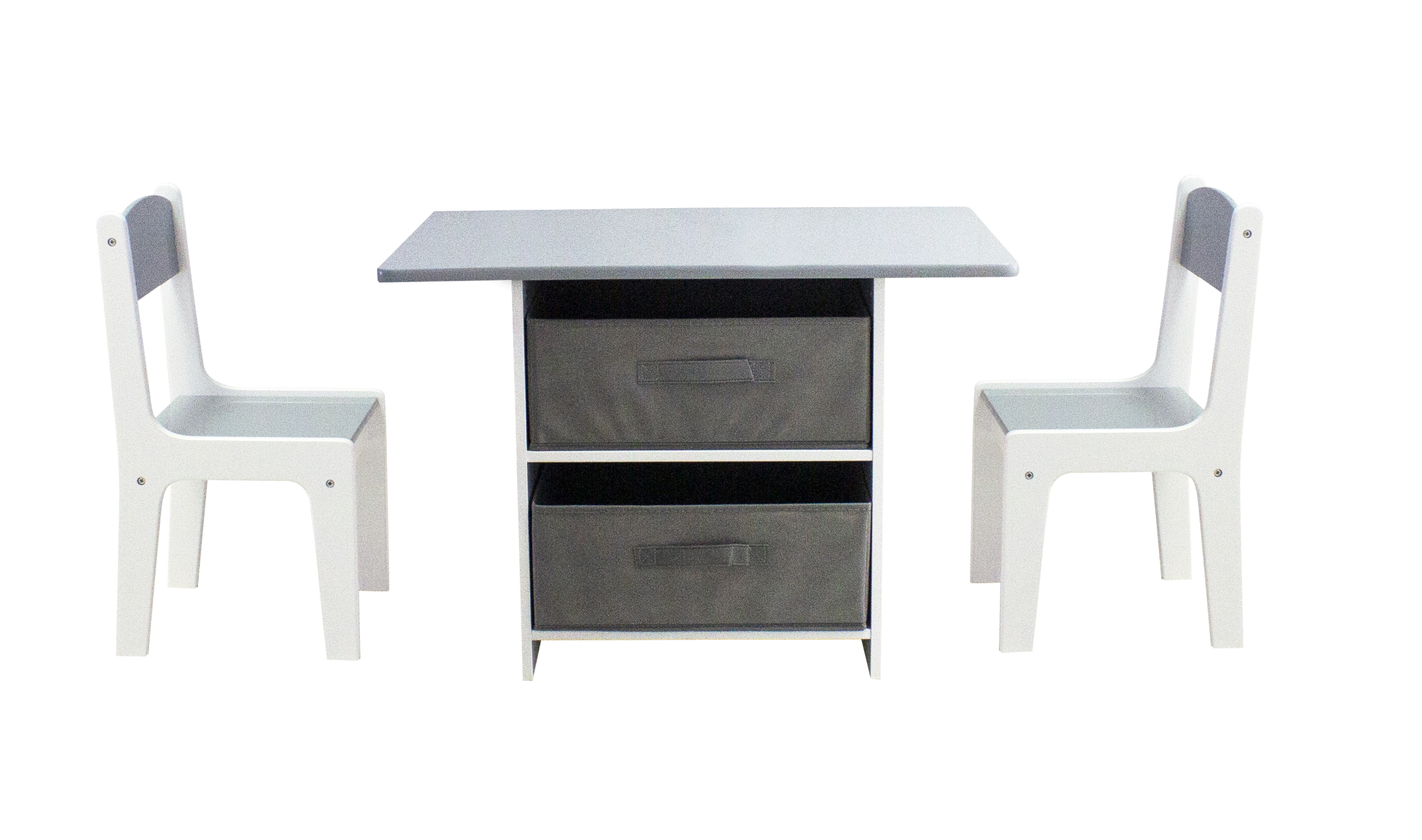 VDD Kindertafel met Stoeltjes en Opbergruimte - Bouwtafel - Speeltafel Kinderen - Multifunctioneel